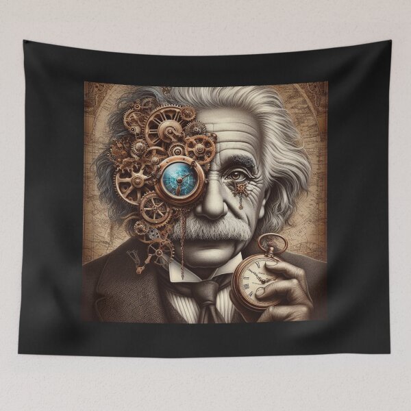 Artikelvorschau, Albert Einstein Steampunk entworfen und verkauft von sevenmountains.