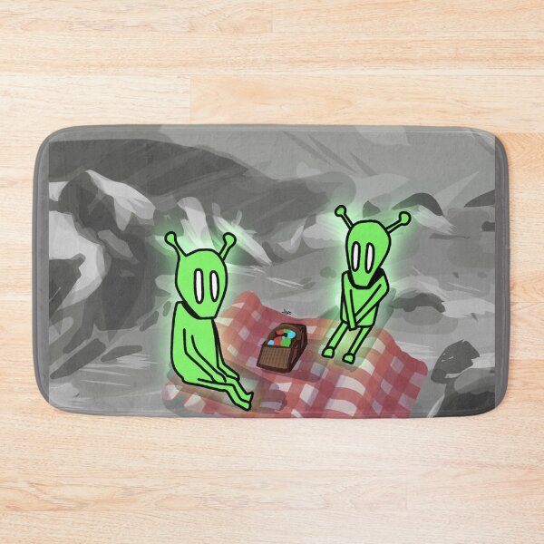 Artikelvorschau, #047 Aliens beim Picknick entworfen und verkauft von Jasmine Froley.