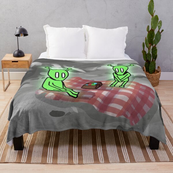 Item preview, #047 Aliens on a Picnic  designed and sold by Jasmine Froley.
