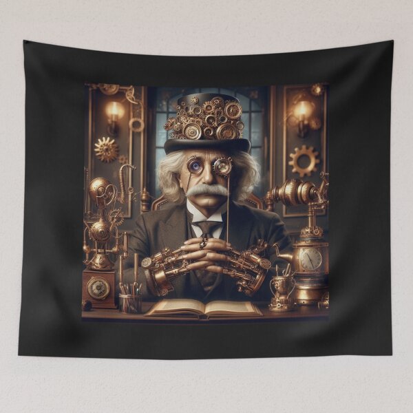 Item preview,  Albert Einstein Steampunk  designed and sold by sevenmountains.