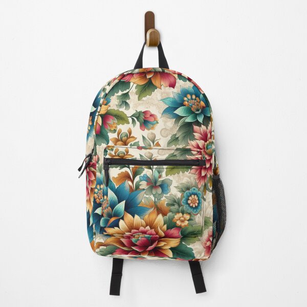 Item preview, Vintage Floral Tapestry Timeless Elegance in Nature's Hues designed and sold by ArtComixHaven.