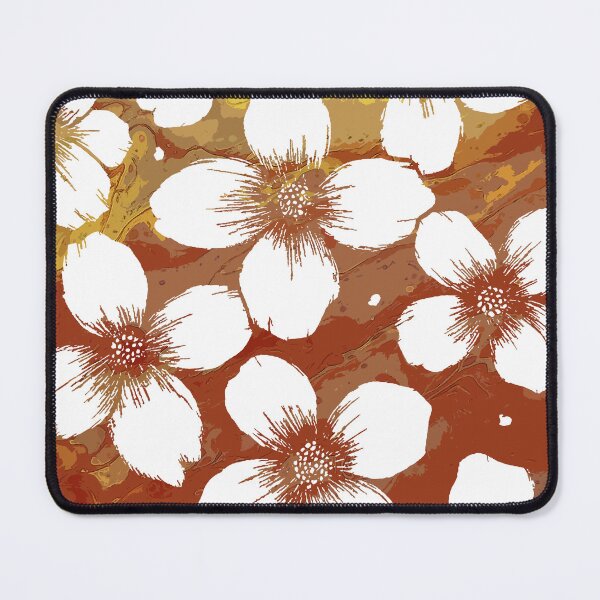 Item preview, Golden Orange Pour: White Floral Design designed and sold by GAP90.