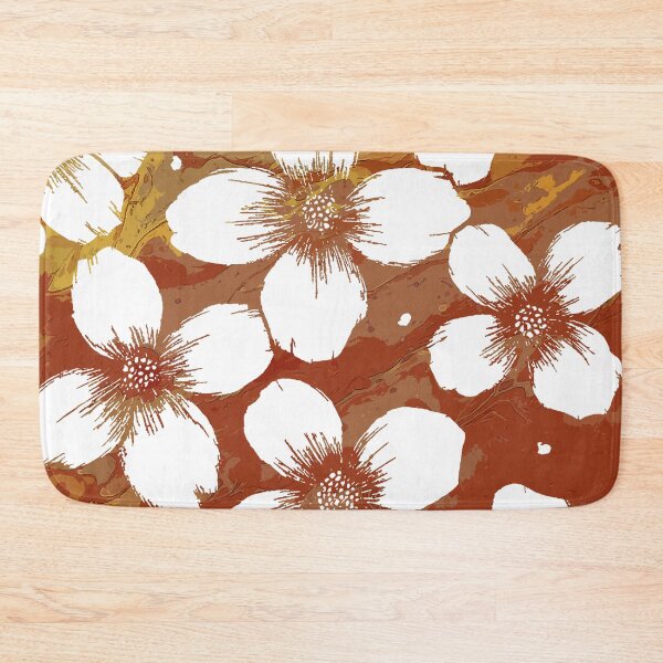 Item preview, Golden Orange Pour: White Floral Design designed and sold by GAP90.