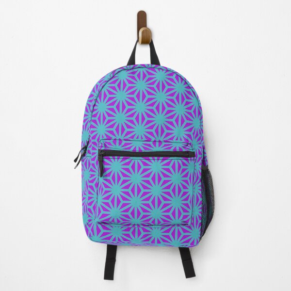 Item preview, Purple Triangles Sun Symbol Lined Teal Universal Canvases designed and sold by Alchemy-A-La-G.