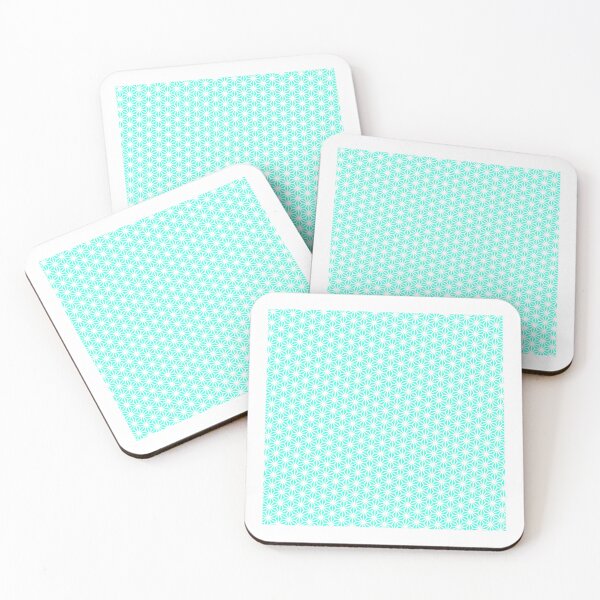 Item preview, Teal Triangles Sun Symbol Lined White Universal Canvases designed and sold by Alchemy-A-La-G.