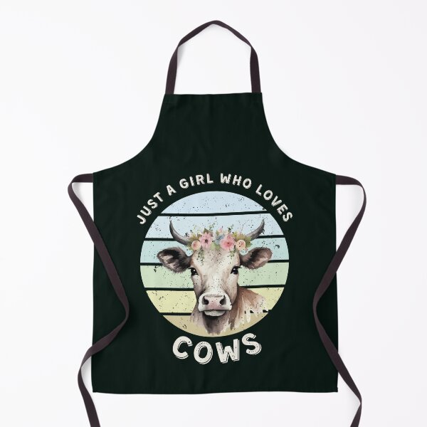 Item preview, Cool t-shirt for lovers of large farm animalsy.- 'JUST A GIRL WHO LOVES COWS'. designed and sold by Gadget80.