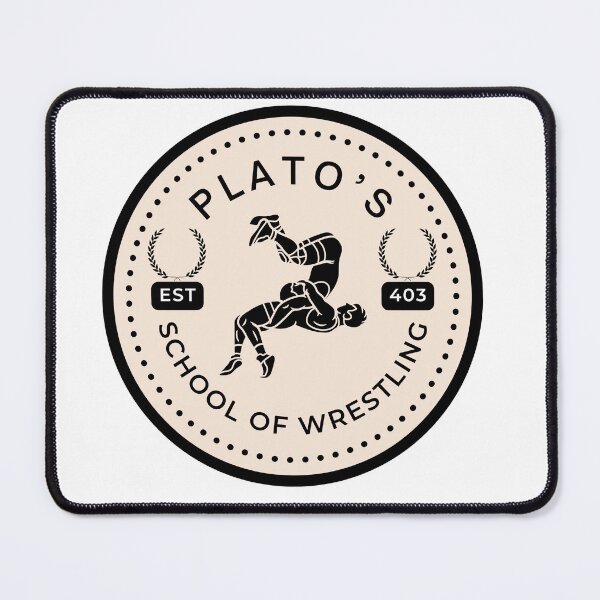 Item preview, plato's school of wrestling upscale look designed and sold by Philosophertees.