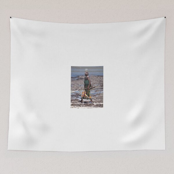 Item preview, African woman collecting shells 1 designed and sold by exploramum.