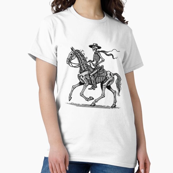 Item preview, Classic Skeleton Cowboy on horse designed and sold by revsdesign.