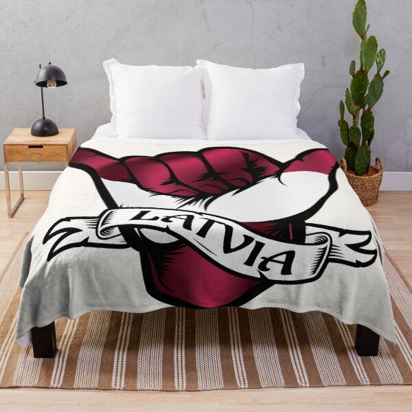Item preview, Latvia Shaka Hand Flag designed and sold by Margival.