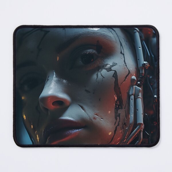 Item preview, Dystopian Dreams: The Aesthetic of Cyborgs in a Post-Human World designed and sold by cyberartmaker.