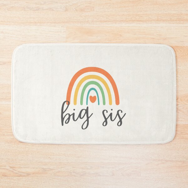 Item preview, Big Sis - Colorful Rainbow - Heart - Gift for Big Sisters designed and sold by patternjp.
