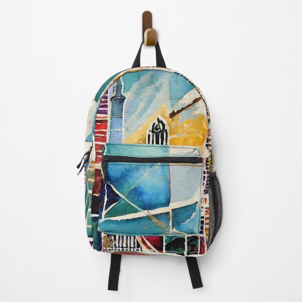 Item preview, Abstract watercolor collage on the urban theme designed and sold by evk-art.