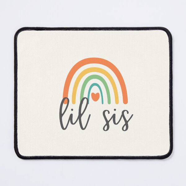 Item preview, Lil Sis - Colorful Rainbow - Heart - Heart - Family Reunion designed and sold by patternjp.