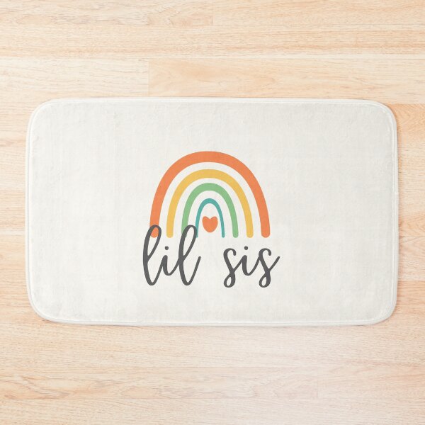 Item preview, Lil Sis - Colorful Rainbow - Heart - Heart - Family Reunion designed and sold by patternjp.