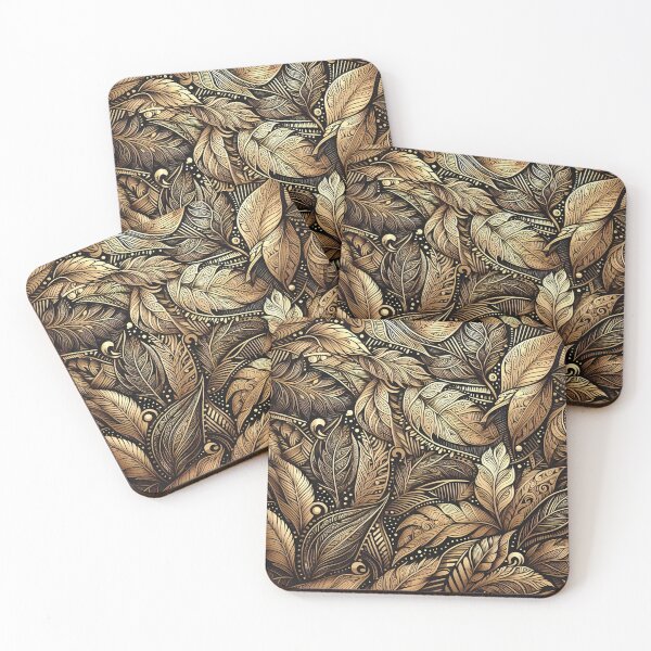 Item preview, Golden Foliage Tapestry designed and sold by aminz4.