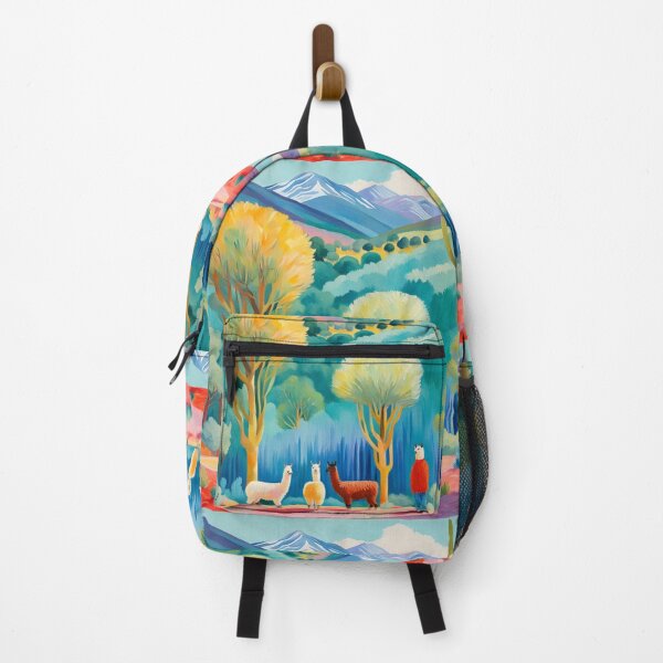 Item preview, Cute Llama family on a walk in the mountains designed and sold by Coolparrotgirl.