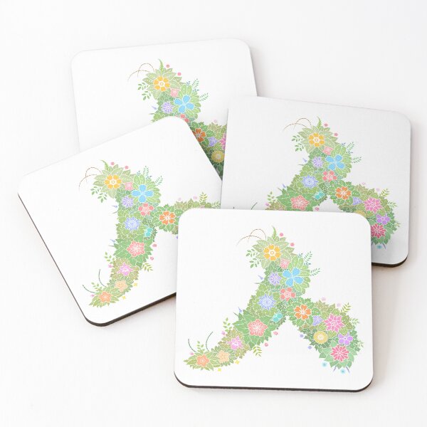 Item preview, Floral Letter "ㅅ" WeArePrettierThanFlowers designed and sold by birthflower.