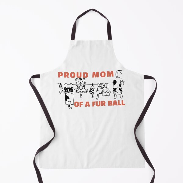 Item preview, Proud Mom of Fur Ball Funny Cat Mom  designed and sold by PRINYOS.