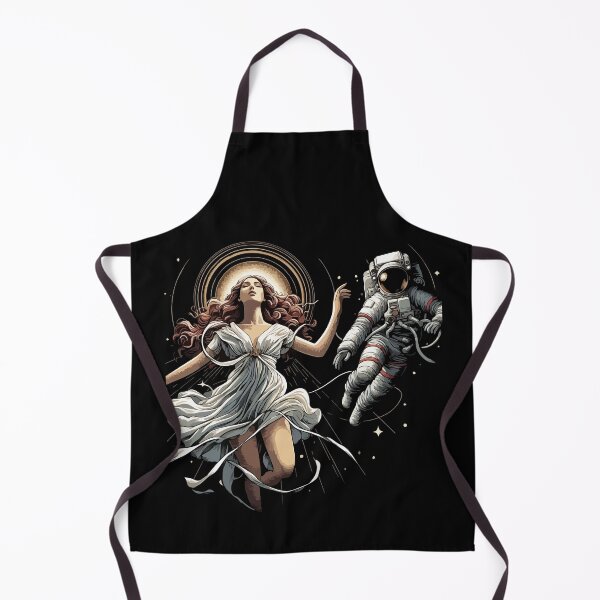 Item preview, Astronaut and Goddess Floating in Space designed and sold by Hot-Proper-Tees.