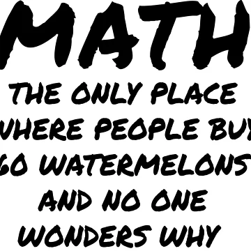 Artwork thumbnail,  Math  by MariDesignStore