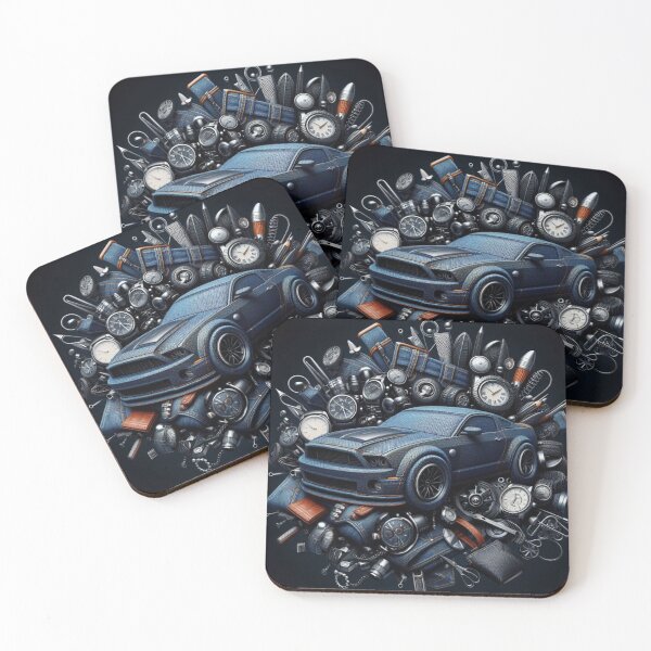 Item preview, Blue Denim Car designed and sold by CreativeBizarre.