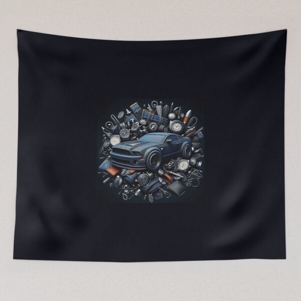Item preview, Blue Denim Car designed and sold by CreativeBizarre.
