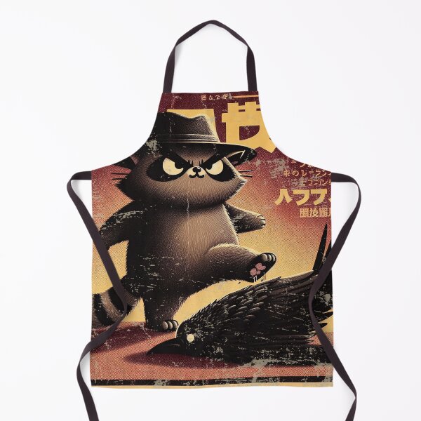 Item preview, Dangerous Raccoon with Black Crow Retro designed and sold by IAPICTURE.