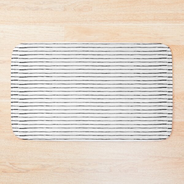 Item preview, Medium Pin Stripes Pencil Sketch Line Art - Snow + Coal designed and sold by Irene Estelle.