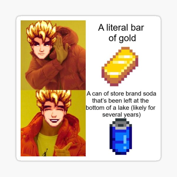 Aperçu de l'œuvre Stardew Valley Sam Meme créée et vendue par luna-n-bub.