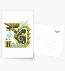 Zinogre Monster Hunter Design Postcards