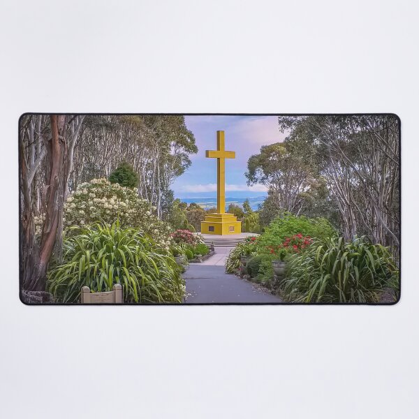 Item preview, The Memorial Cross and the Snow Gums on Mount Macedon designed and sold by Steven Jodoin.
