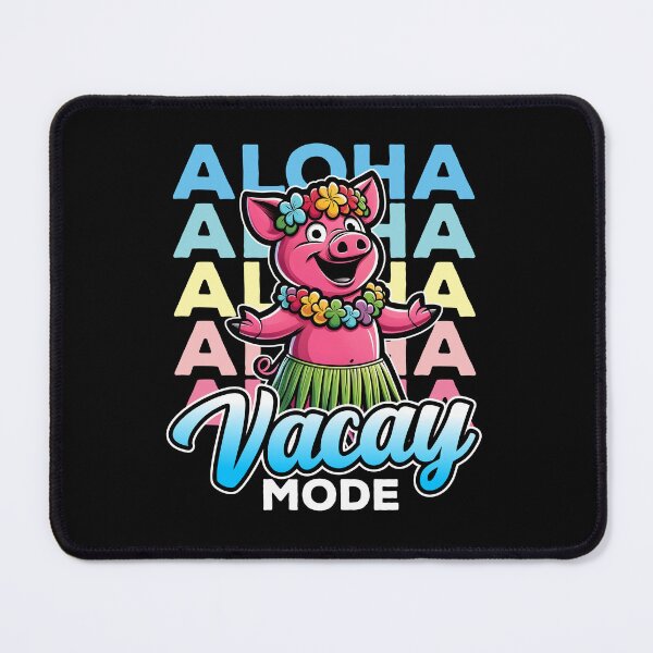 Item preview, Aloha Hawaiian Pig Vacay Mode designed and sold by DetourShirts.