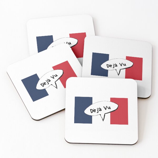 Item preview, Déjà vu French expression for Deja Vu with France flag designed and sold by Slassyat.