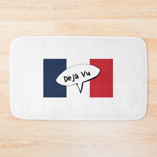 Item preview, Déjà vu French expression for Deja Vu with France flag designed and sold by Slassyat.