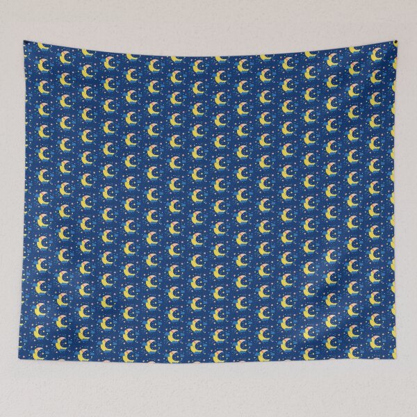 Item preview, Moonlit Slumber: Vector Illustration of Sleeping Sky - Good Night designed and sold by hjian8219.