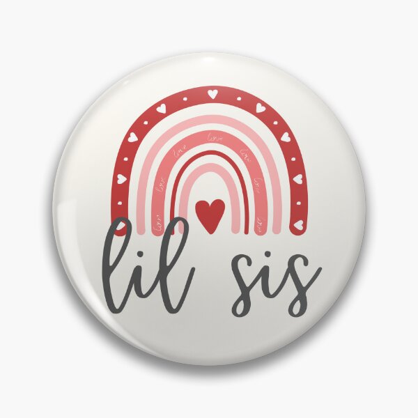 Item preview, Happy Valentine Little Sister - Heart - Cute Gift For Big Sister designed and sold by patternjp.