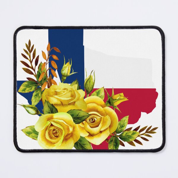 Item preview, Texas Yellow Rose - Texas Flag designed and sold by JessArty ⭐⭐⭐⭐⭐.
