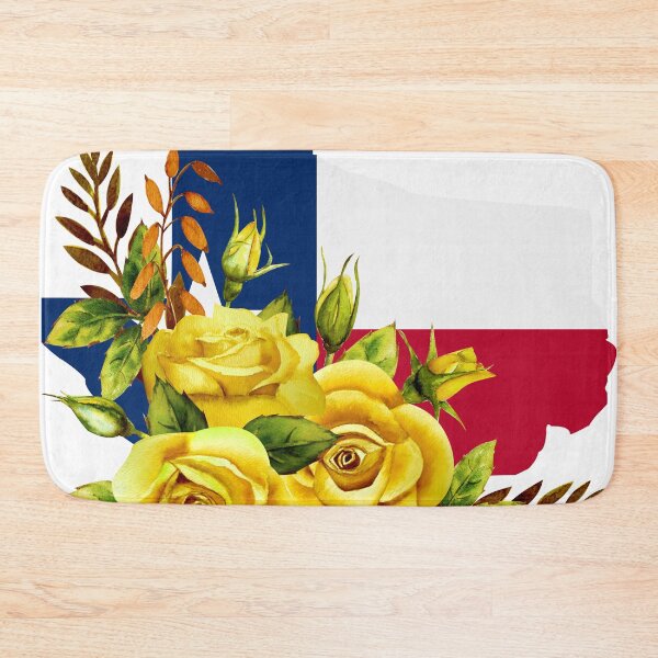 Item preview, Texas Yellow Rose - Texas Flag designed and sold by JessArty ⭐⭐⭐⭐⭐.