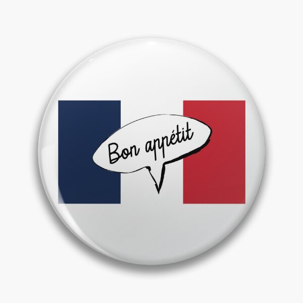 Item preview, Bon Appétit with French Flag Enjoy Your Meal designed and sold by Slassyat.