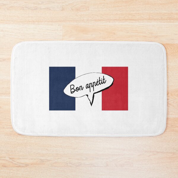 Item preview, Bon Appétit with French Flag Enjoy Your Meal designed and sold by Slassyat.