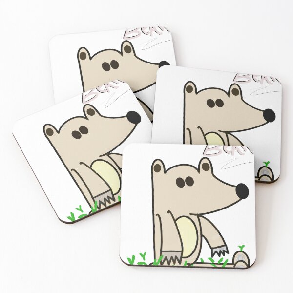 Item preview, A bear sitting in grass designed and sold by lukesubbby.