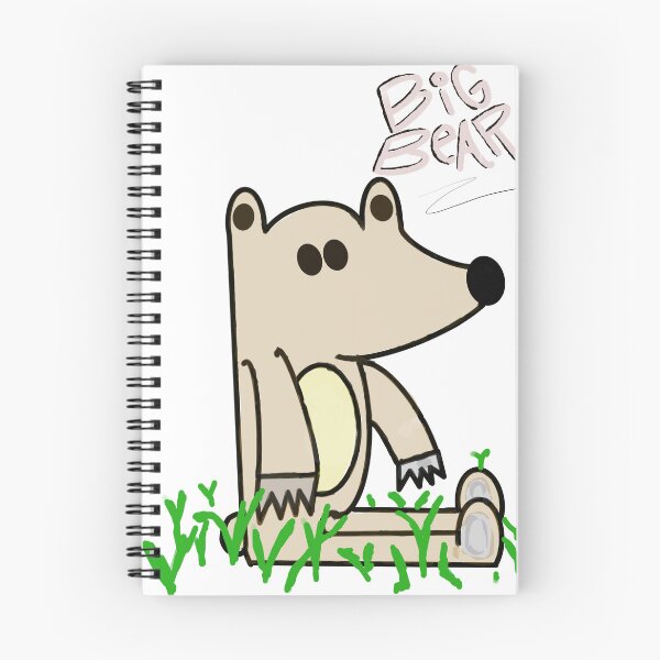 Item preview, A bear sitting in grass designed and sold by lukesubbby.