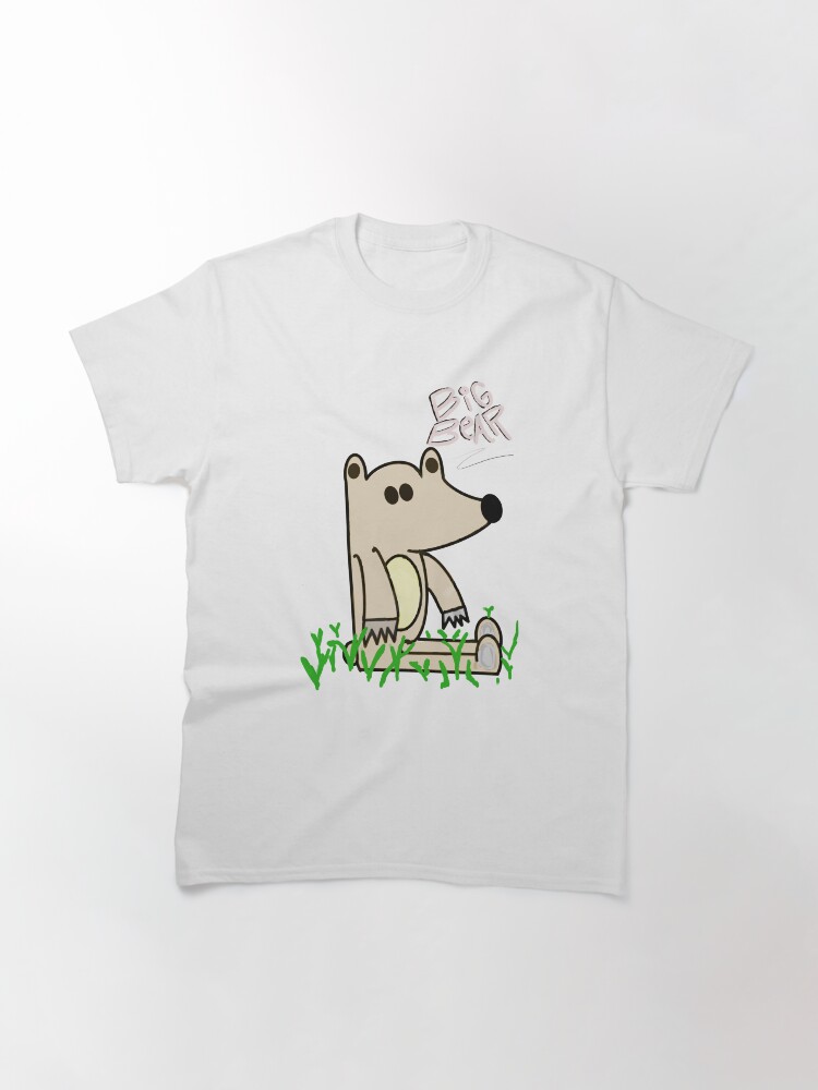 Thumbnail 3 of 7, Classic T-Shirt, A bear sitting in grass designed and sold by lukesubbby.