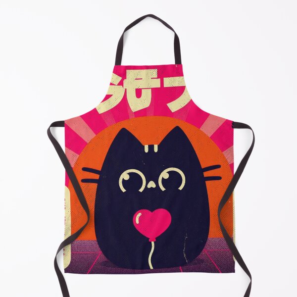 Item preview, Black Cat with Heart Balloon designed and sold by IAPICTURE.