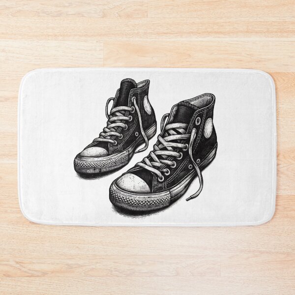 Item preview, Worn Out Black Sneakers designed and sold by AstroAppa.