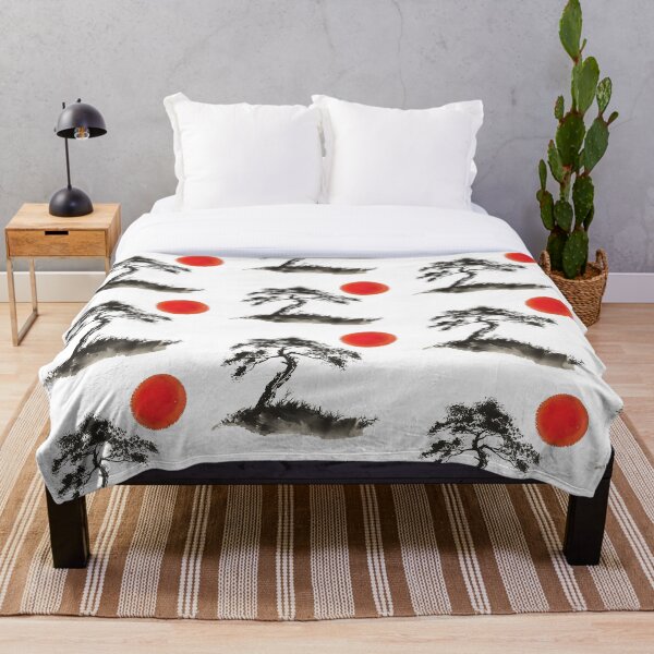 Item preview, Ethereal Sunrise: A Traditional Asian Ink Painting designed and sold by Toph Moses.