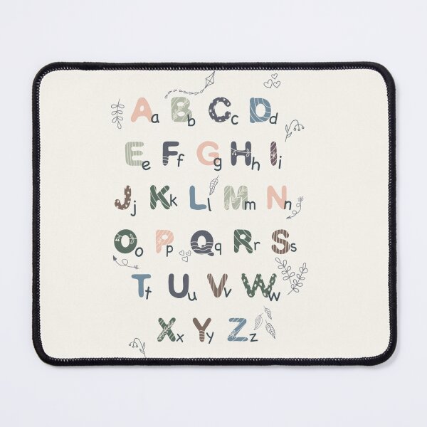 Item preview, Cute English Alphabet designed and sold by CherryFoxDesign.