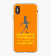 Human Kuzco - May Contain Trace Amounts of Sarcasm iPhone Case