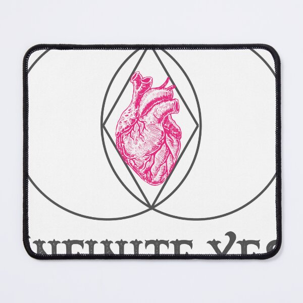 Item preview, Infinite Yes - heart in vesica piscis pink designed and sold by Infinite Yes.